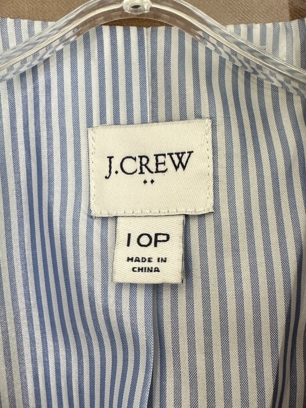 J. Crew Original Schoolboy Blazer, 10P, Camel Tan Classic Preppy - Picture 5 of 12